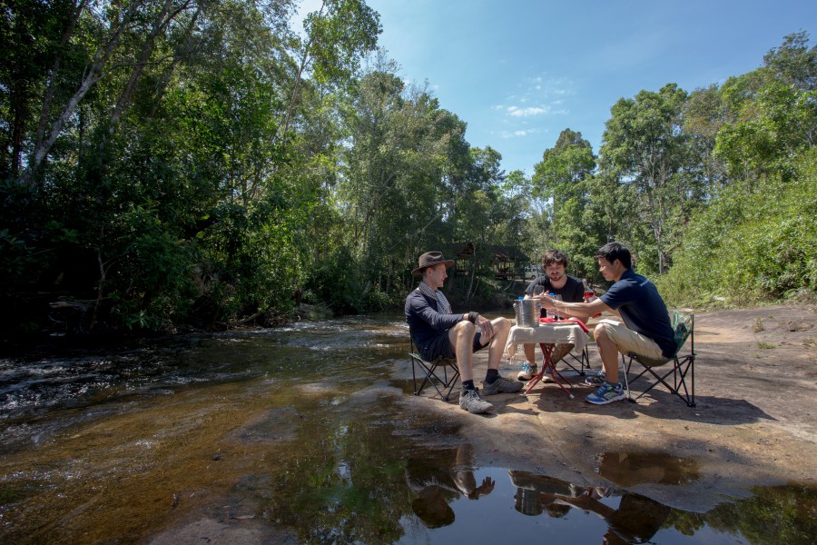 Lunch Besides the Kulen River