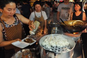 thailand food street night