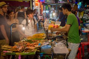 BKK THA Street food night Stock