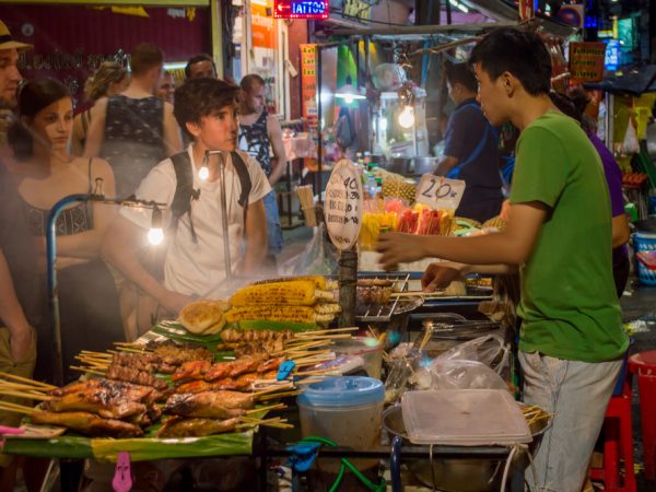 BKK THA Street food night Stock