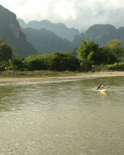 kayaking laos
